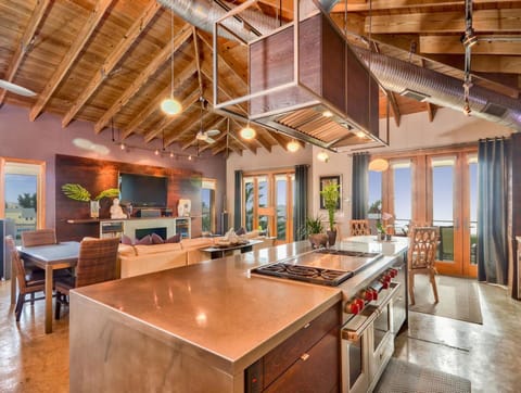 Image of living room from kitchen