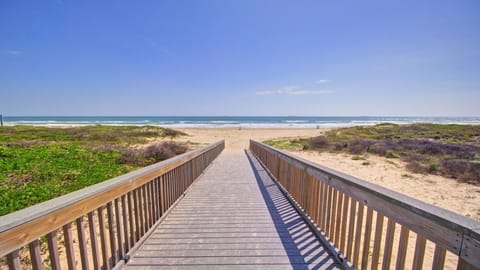 Boardwalk directly to the beach