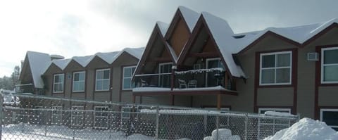 Outside Winter - back of building