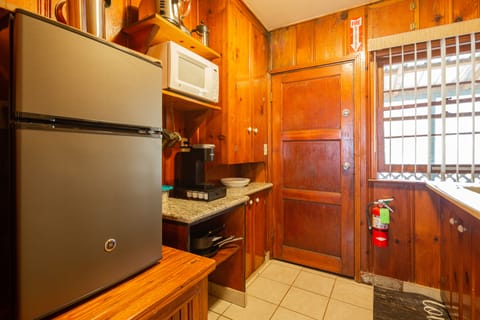 Kitchen fully stocked with everything you'll need for cooking 