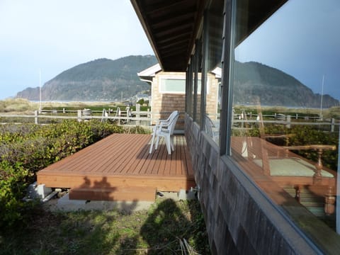 Our new deck looking North.
