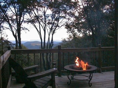 relax at firepit and take in the best views on surgar mountain, from your chair