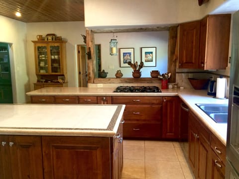 Kitchen looking toward game area
