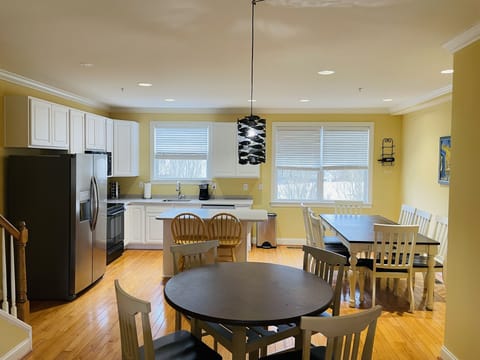 LARGE kitchen and dining area with plenty of seating