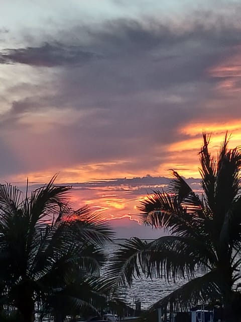 Sunset from condo balcony