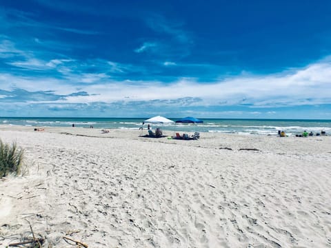 Beach directly in front of unit
