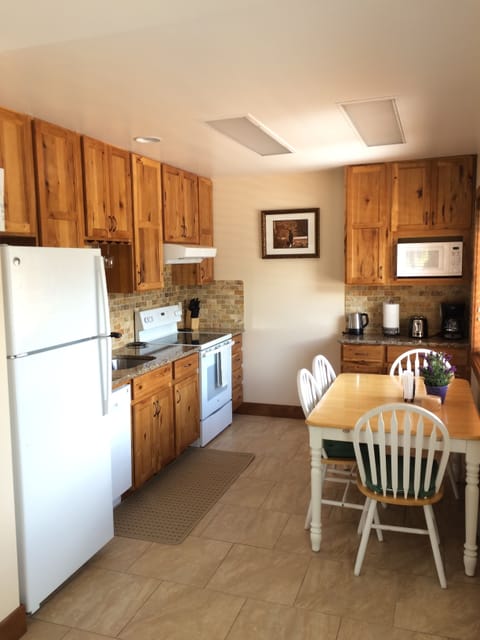 Kitchen with new appliances 