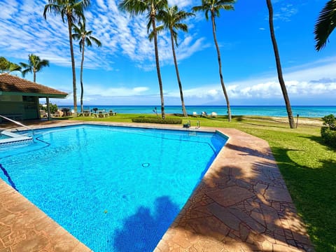 Oceanfront Pool and Spa