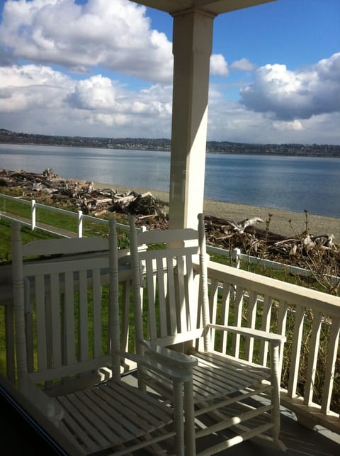 Porch with a View.  And Four Rocking Chairs.