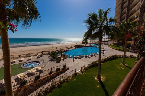 View off the balcony!