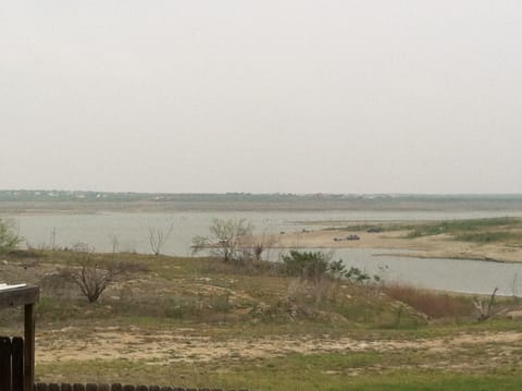 Picture of the lake from back porch(Lake is 32ft low)