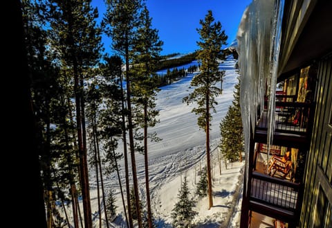 Watch the slopes in comfort from your own private balcony