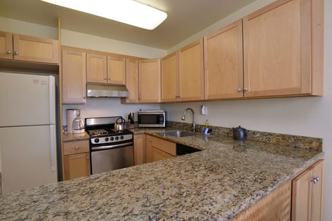 Kitchen with granite counters remodeled 2008