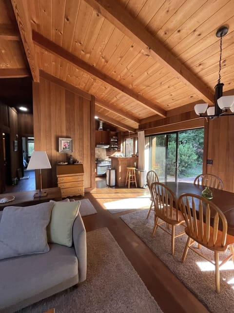 View of kitchen from dining area