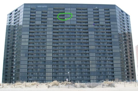 Ocean side of GS.  Unit location is circled.