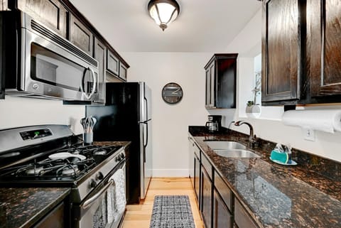 Fully stocked kitchen