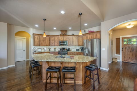 Large well stocked kitchen