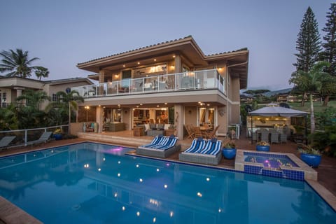 Night view of the property