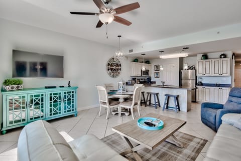 Living room + kitchen