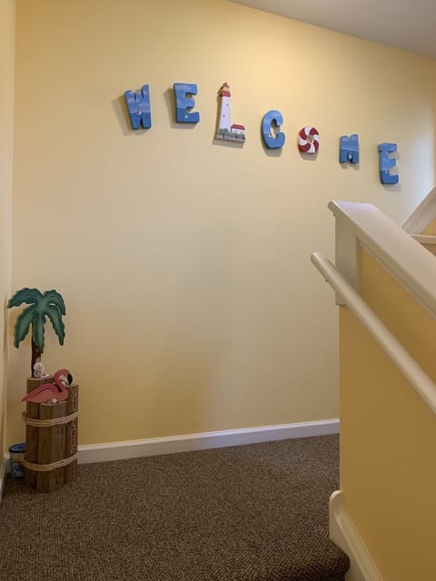 Interior stairwell to Condo