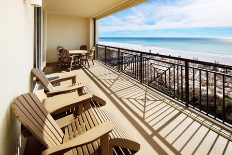 Balcony - 
Bella Riva Resort, Okaloosa Island Fort Walton Beach Florida Vacation Rentals