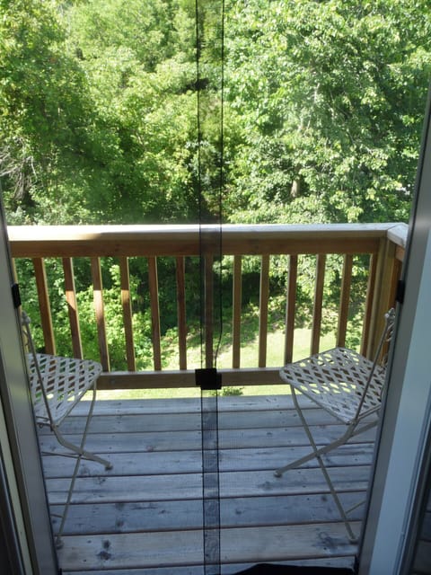 Balcony off of the upstairs bedroom