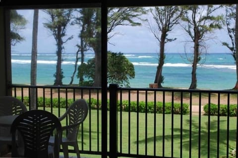 Amazing view of BEACH from Condo lanai.  Awesome sunrises and ocean breezes.