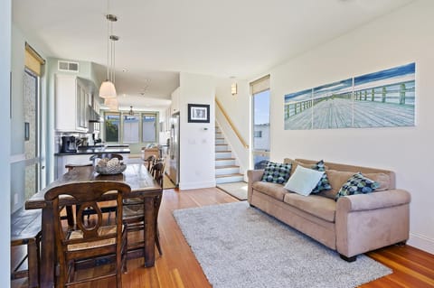 Great Room view from Living/Dining area with 2nd sofa bed nicely spread apart