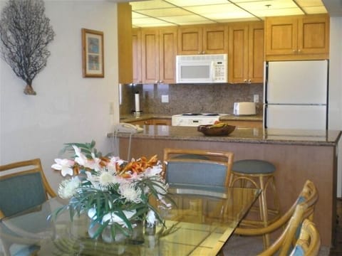 Spacious dining area provides venue for romantic sunset dinners