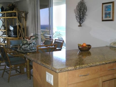 Enjoy the ocean breeze as you cook and entertain