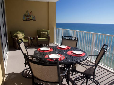 Huge Balcony. This furniture set has been replaced in 2021