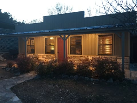 Front of "The Cottage" taken last winter