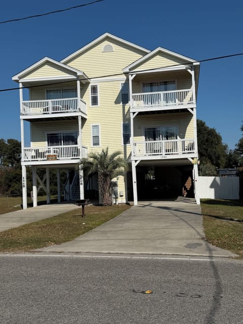 Front of our 126A Woodland Dr. 2-story 4BR/4.5BA house on 11/19/25