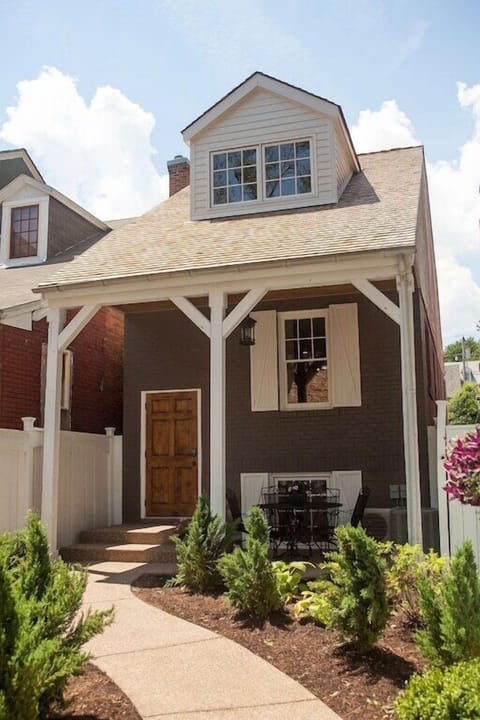 Off street private parking located in the rear, enter through the private garden