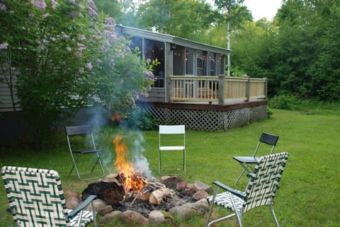 Enjoy evenings with the fire-pit or in the screened in porch