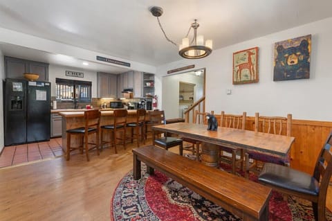 Family dining table. 