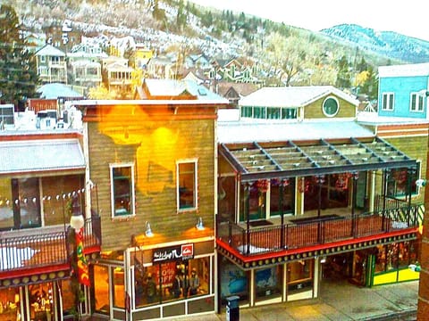 View from the living room overlooking Historic Main Street!