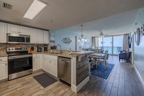 Kitchen with Gulf view