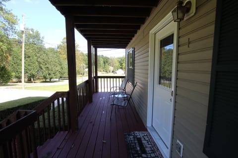 Front deck view