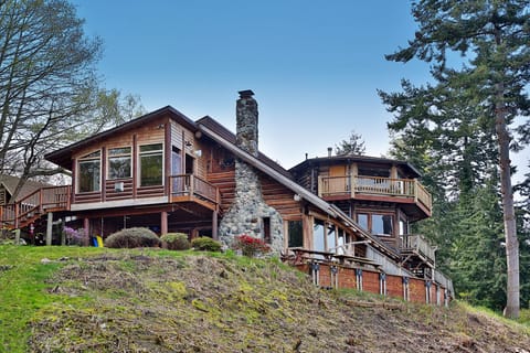 Log Castle from Beach
