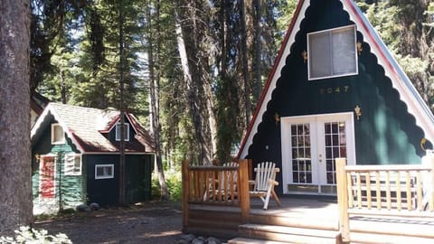 Main house and bunkhouse