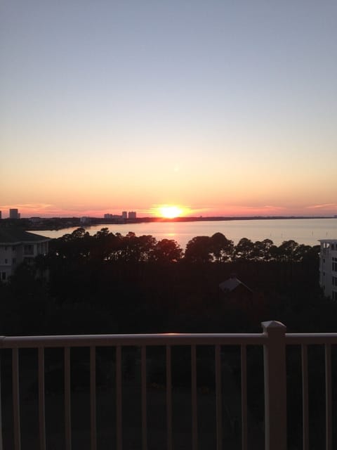 Sunset from balcony