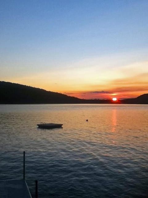 Enjoy breathtaking sunsets  from the deck.