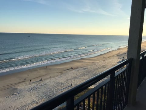Beautiful Views of Sunrise & the Beach from our Balcony