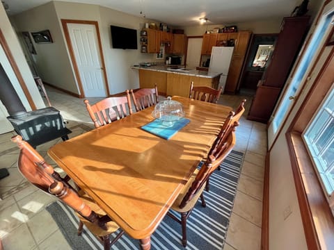 View across the dining/kitchen large open space - perfect for entertaining
