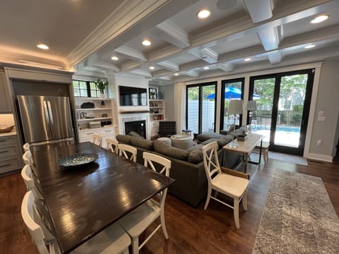 View towards back deck