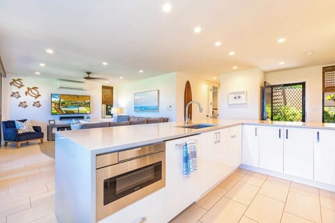 Kitchen Overlooking Living Area