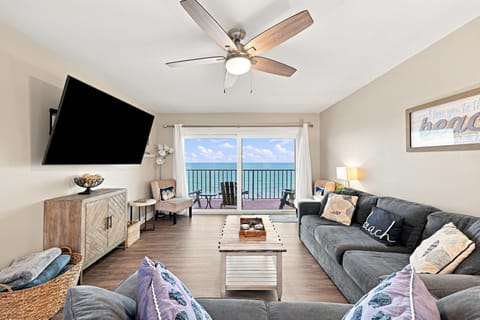 Living room with view of gulf