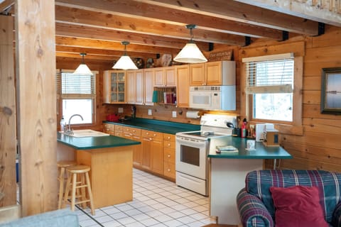 Kitchen view from living room