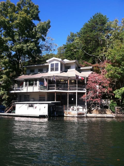 View from lake of The Oar House